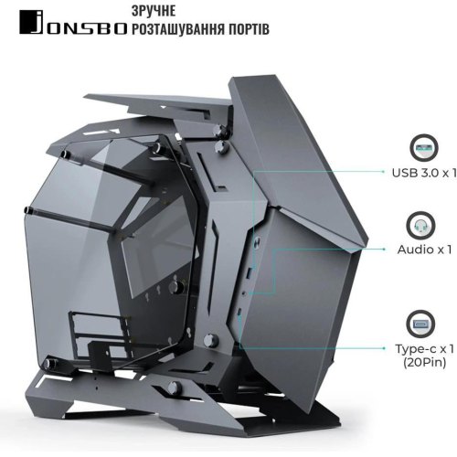 Корпус JONSBO MOD-3 mini Gray