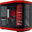 Корпус Hyte Y70 TOUCH Black-Red, Mid-Tower / ATX, Micro-ATX и Mini-ITX PC Case with PCIE 4.0 cable included