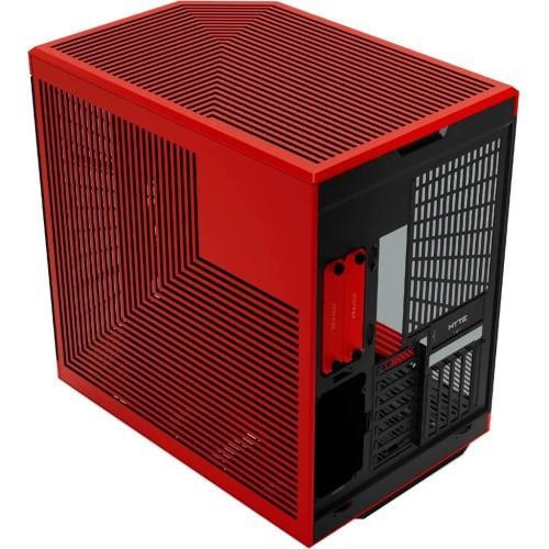 Корпус Hyte Y70 TOUCH Black-Red, Mid-Tower / ATX, Micro-ATX и Mini-ITX PC Case with PCIE 4.0 cable included