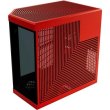 Корпус Hyte Y70 TOUCH Black-Red, Mid-Tower / ATX, Micro-ATX и Mini-ITX PC Case with PCIE 4.0 cable included