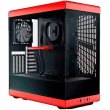 Корпус Hyte Y40 Black-Red, Mid-Tower / ATX, Micro-ATX и Mini-ITX PC Case with PCIE 4.0 cable includ