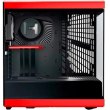 Корпус Hyte Y40 Black-Red, Mid-Tower / ATX, Micro-ATX и Mini-ITX PC Case with PCIE 4.0 cable includ
