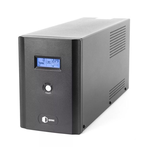 ДБЖ (UPS) лінійно - інтерактивний Qube DG 2450, 2450VA/1440W, LCD, 4 x Schuko, RJ-45, USB (QBDG2450)