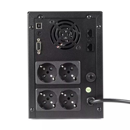 ДБЖ (UPS) лінійно - інтерактивний Qube DG 2450, 2450VA/1440W, LCD, 4 x Schuko, RJ-45, USB (QBDG2450)