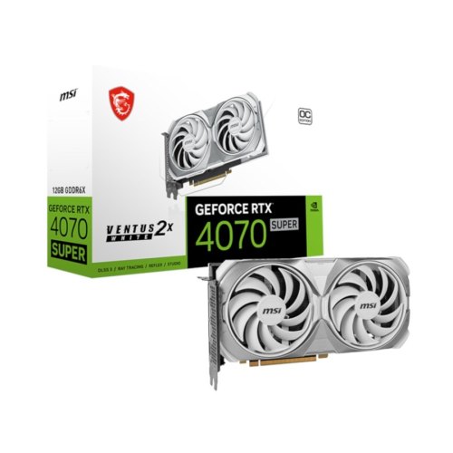 Відеокарта MSI Nvidia GeForce RTX 4070 SUPER VENTUS 2X WHITE 12G OC