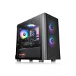Корпус Thermaltake V150 TG ARGB Mesh Edition/Black/Win/SPCC/Tempered Glass*1/ 120mm ARGB Fan*3