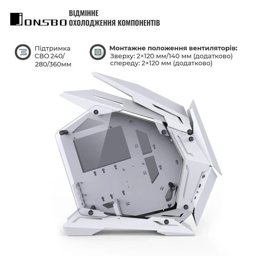 Корпус JONSBO MOD-3 mini White