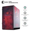 Корпус QUBE EAGLE Aluminum Black Printed Dota 2 red (QBX3M_WBNU3PD2R)