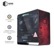 Корпус QUBE EAGLE Aluminum Black Printed Dota 2 red (QBX3M_WBNU3PD2R)