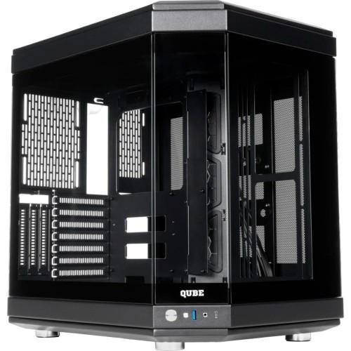 Корпус QUBE F-TANK Black (FTANK_F1BU3)