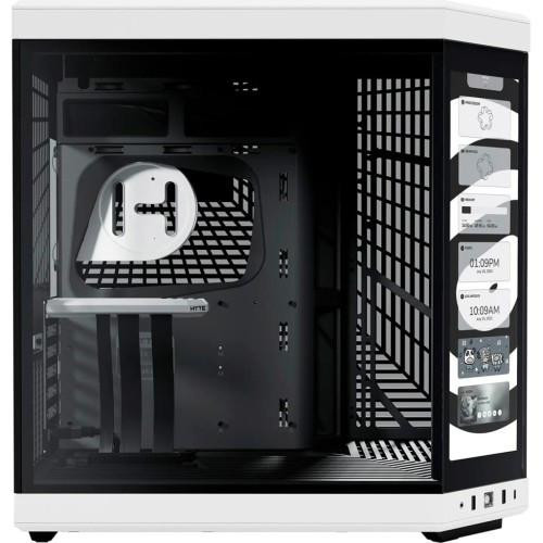 Корпус Hyte Y70 TOUCH Black-White, Mid-Tower / ATX, Micro-ATX и Mini-ITX PC Case with PCIE 4.0 cable included