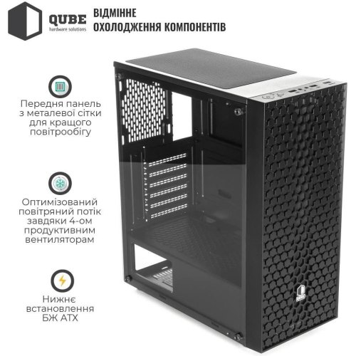 Корпус QUBE CARNIVAL Black (CARNIVAL_FCNU3)