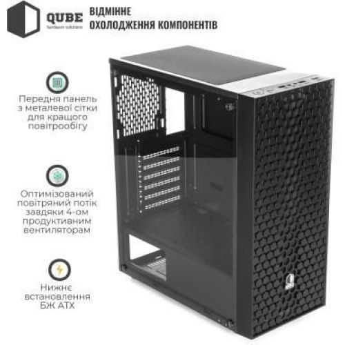 Корпус QUBE CARNIVAL Black (CARNIVAL_FCNU3)