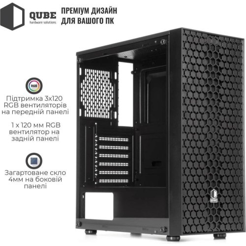 Корпус QUBE CARNIVAL Black (CARNIVAL_FCNU3)