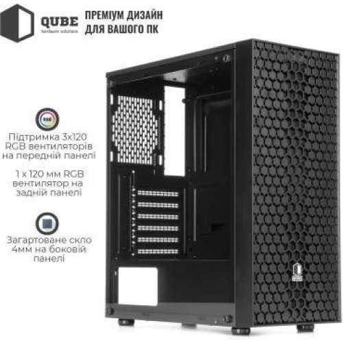 Корпус QUBE CARNIVAL Black (CARNIVAL_FCNU3)