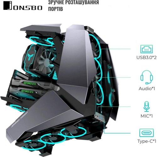 Корпус JONSBO MOD5 Gray