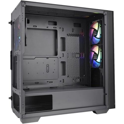 Корпус Thermaltake Divider 370 TG ARGB/Black/Win/SPCC/Te mpered Glass*1/120mm ARGB PWM Fan*3