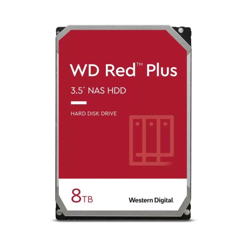 Жорсткий диск 3.5 8TB WD Red Plus (WD80EFZZ)