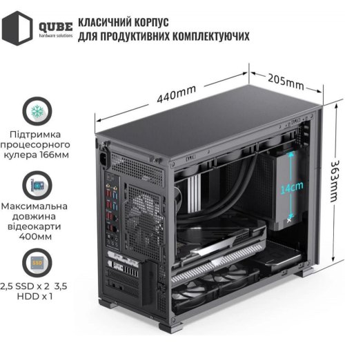 Корпус JONSBO D31 MESH Black