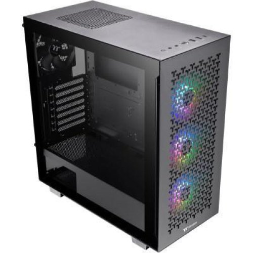 Корпус Thermaltake V350 TG ARGB Air/Black/Win/SPCC/Temp ered Glass*1/120mm Standard Fan*1/120mm ARGB Fan*3 (CA-1S3-00M1WN-03)