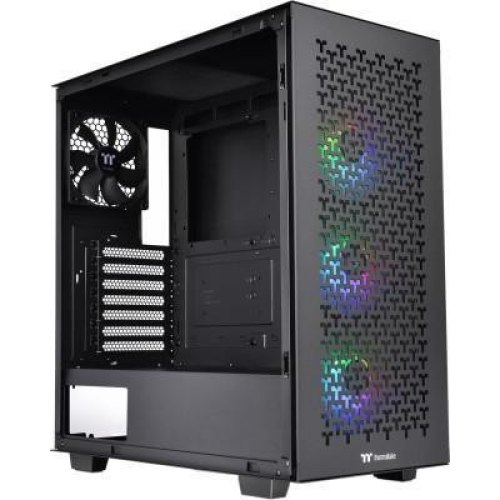 Корпус Thermaltake V350 TG ARGB Air/Black/Win/SPCC/Temp ered Glass*1/120mm Standard Fan*1/120mm ARGB Fan*3 (CA-1S3-00M1WN-03)
