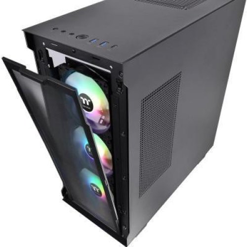 Корпус Thermaltake V350 TG ARGB Air/Black/Win/SPCC/Temp ered Glass*1/120mm Standard Fan*1/120mm ARGB Fan*3 (CA-1S3-00M1WN-03)