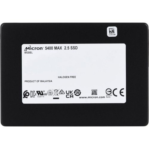 Накопичувач SSD Micron 5400 Max, 480GB, 2.5 SATA (MTFDDAK480TGB-1BC1ZABYYR)