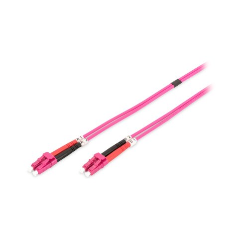 Волоконно-оптичний патч-корд, дуплекс, LC до LC MM OM4 50/125 мкм, 3 м  DK-2533-03-4 DIGITUS by ASSMANN