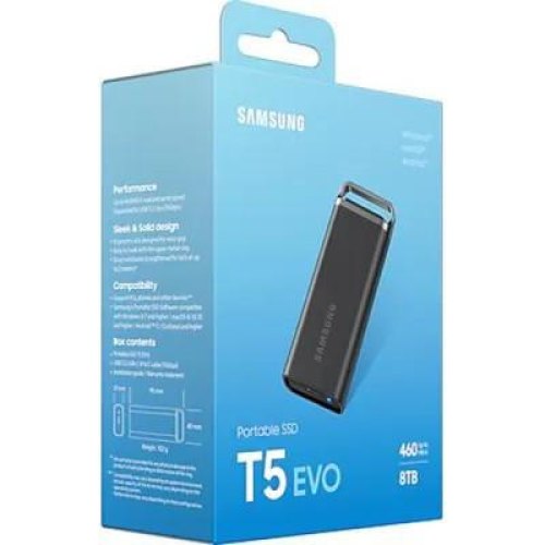 Накопичувач SSD USB3.2 8TB EXT. T5 EVO MU-PH8T0S/EU SAMSUNG