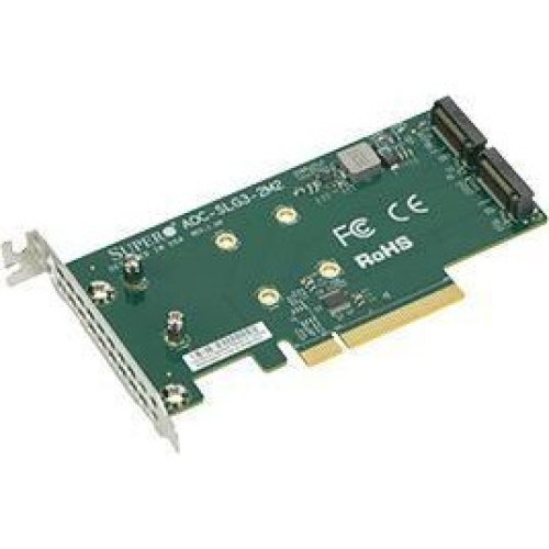 Серверний компонент NVME AOC CARD AOC-SLG3-2M2-O SUPERMICRO