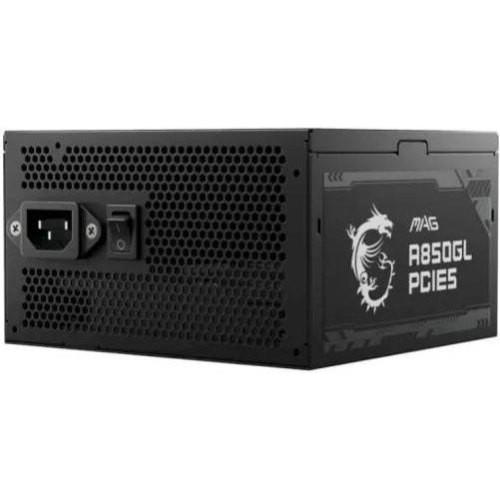 Блок живлення MSI MAG A850GL PCIE5, 850W, ATX, Fully-Modular, 80 Plus Gold