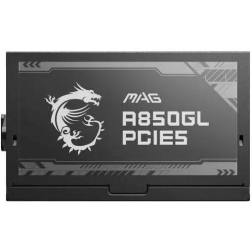 Блок живлення MSI MAG A850GL PCIE5, 850W, ATX, Fully-Modular, 80 Plus Gold