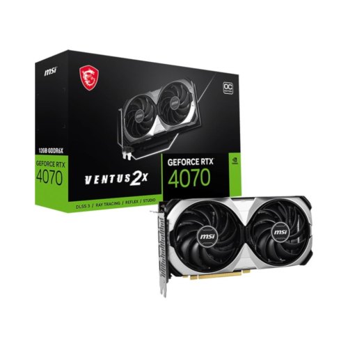 Відеокарта PCIE16 RTX4070 12GB GDRR6X RTX4070 VENTUS 2X E 12G OC MSI