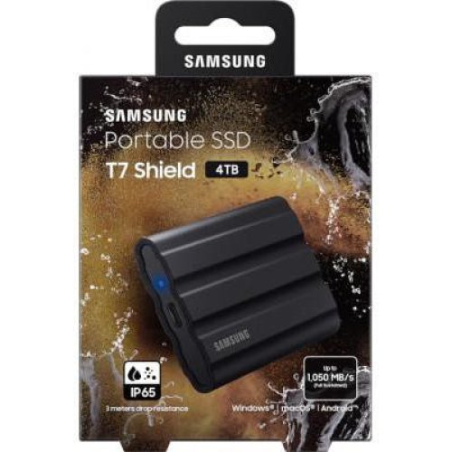 Накопичувач SSD USB3.2 4TB EXT. SHIELD T7 MU-PE4T0S/EU SAMSUNG