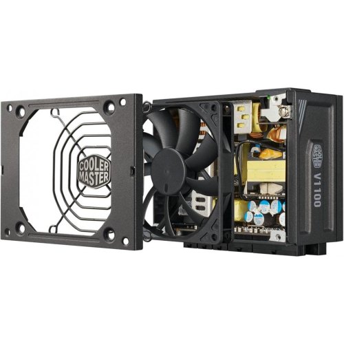 Блок живлення, 1100W, Cooler Master V1100 SFX PLATINUM, ATX3.0, 92мм, КПД 94%, активна PFC, 100x125x63.5 (MPZ-B001-SFAP-BEU)