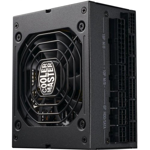 Блок живлення, 1100W, Cooler Master V1100 SFX PLATINUM, ATX3.0, 92мм, КПД 94%, активна PFC, 100x125x63.5 (MPZ-B001-SFAP-BEU)
