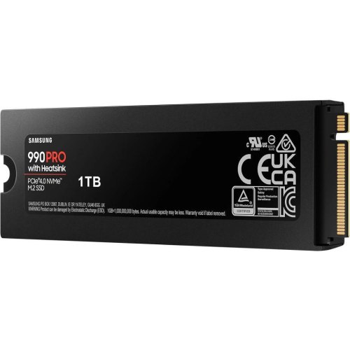Накопичувач SSD G4 M.2 NVME 1TB W/HS 990 PRO MZ-V9P1T0CW SAMSUNG