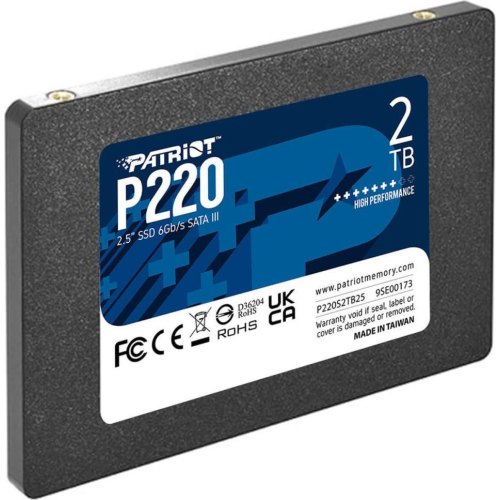 Накопичувач SSD SATA2.5 2TB P220 P220S2TB25 PATRIOT