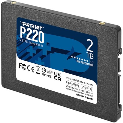 Накопичувач SSD SATA2.5 2TB P220 P220S2TB25 PATRIOT
