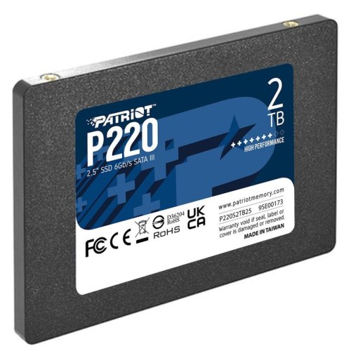 Накопичувач SSD SATA2.5 2TB P220 P220S2TB25 PATRIOT