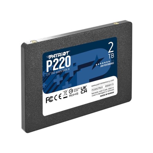 Накопичувач SSD SATA2.5 2TB P220 P220S2TB25 PATRIOT