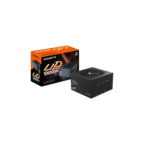 Блок живлення, 1000W, Gigabyte ATX2.3, 120мм, КПД 90%, активна PFC,  140x150x86 (GP-UD1000GM)