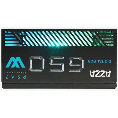 Блок живлення, 650W, AZZA, 120мм, 150х140х86 (PSAZ-650W (ARGB))