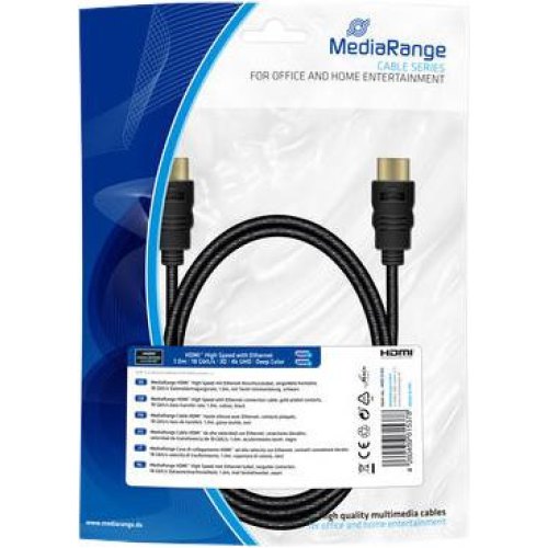 Кабель HDMI-HDMI 1M MRCS195 MEDIARANGE