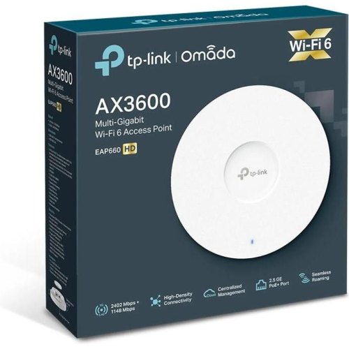 Мережеве обладнання, Точка доступу 3600MBPS OMADA EAP660 HD TP-LINK