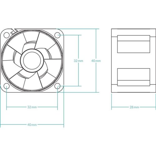 Вентилятор для корпусу 40MM 5PCS ACFAN00273A ARCTIC