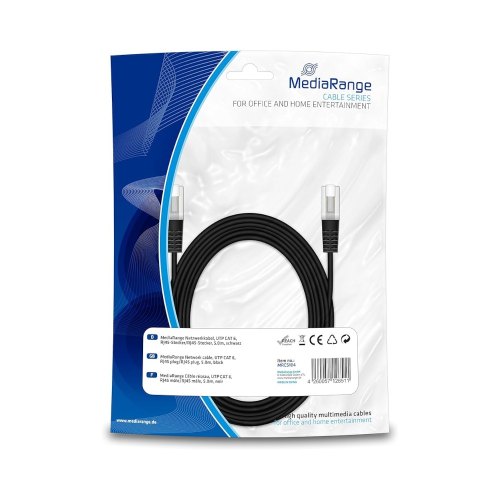 Патч-корд (Ethernet кабель) CAT6 UTP 5M MRCS104 MEDIARANGE