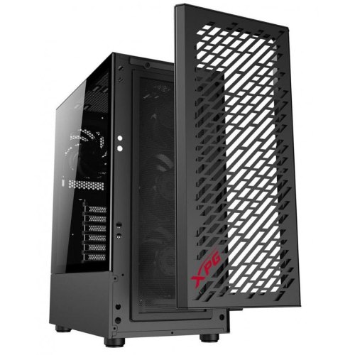 Корпус MITX W/O PSU BLACK VALORAIRMT-BKCWW ADATA