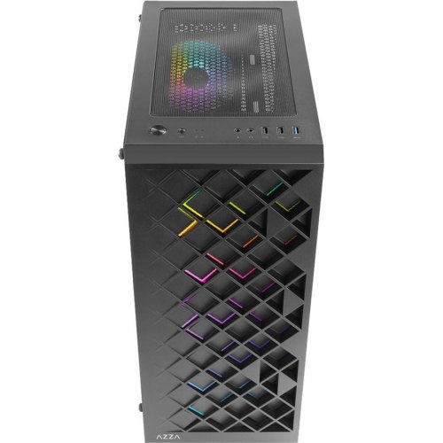 Корпус без БЖ, AZZA SPECTRA ARGB (CSAZ-280B) Black