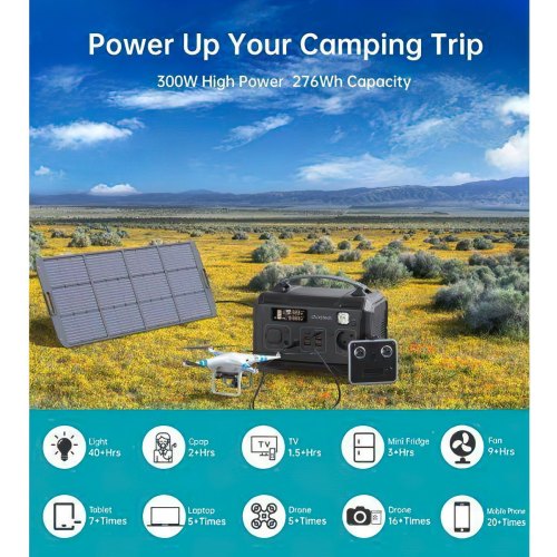 Портативна зарядна станція 300W BS002-EU-BK CHOETECH